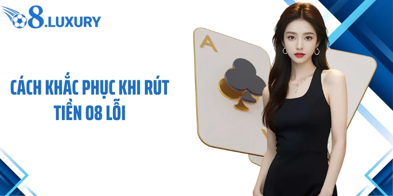 Cách khắc phục khi rút tiền O8 lỗi